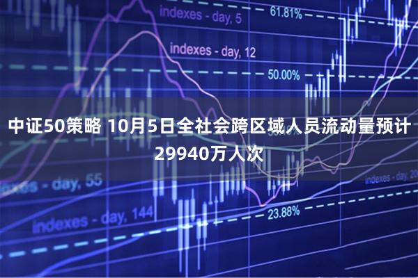 中证50策略 10月5日全社会跨区域人员流动量预计29940万人次