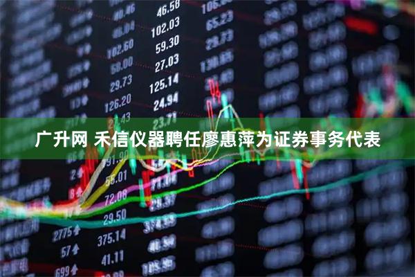 广升网 禾信仪器聘任廖惠萍为证券事务代表